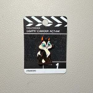 Official Six Flags Penelope Kitty Enamel Pin Looney Tunes